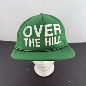 VTG Over The Hill Trucker Hat. Birthday/Fathers Day/Dad Cap. Double SnapBack